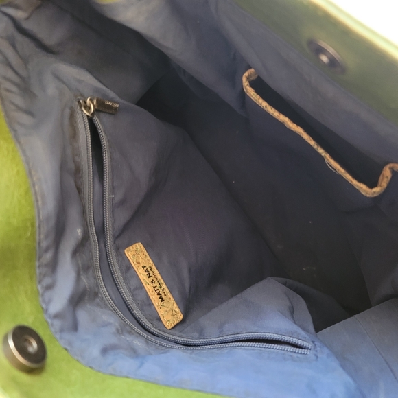 Matt & Nat Shoulder Bag in Olive Green - Picture 10 of 16